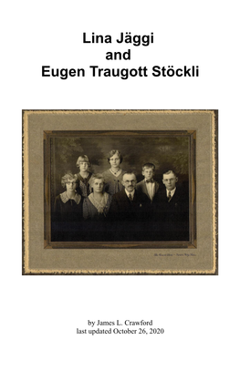 Lina Jäggi and Eugen Traugott Stöckli