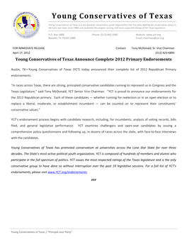 Young Conservatives of Texas