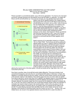 Do You Really Understand How Your Trim Works? Many Do Not, and Why It Matters