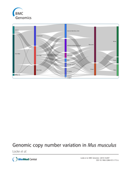 Genomic Copy Number Variation in Mus Musculus Locke Et Al