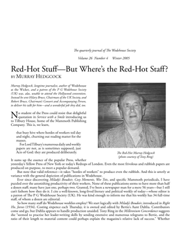 Red-Hot Stuff—But Where's the Red-Hot Staff?