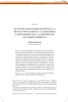 La (Des)Igualdad: ¿Social O Política?