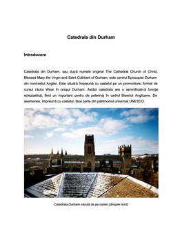 Catedrala Din Durham