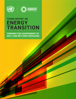 Theme Report on Energy Transition