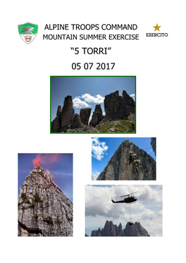 5 Torri” 05 07 2017