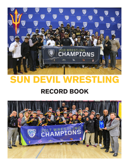 SUN DEVIL WRESTLING RECORD BOOK Mission and Values Sun Devil Wrestling