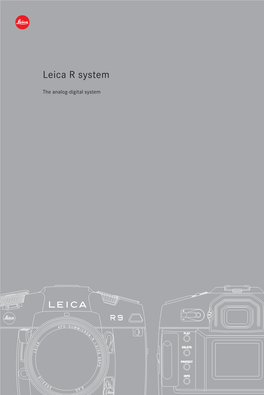 Leica R System