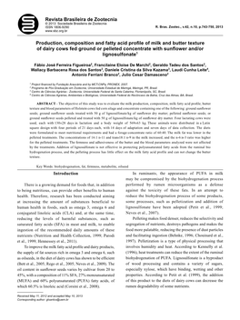 Production, Composition and Fatty Acid Profile of Milk and Butter Texture Of