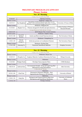 2019ICAFPM-PRELIMINARY PROGRAM-07112019.Xlsx