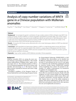 Analysis of Copy Number Variations Of