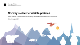 Norway's Electric Vehicle Policies