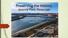 Preserving the Jerome Park Reservoir