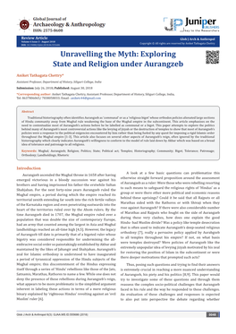 Exploring State and Religion Under Aurangzeb