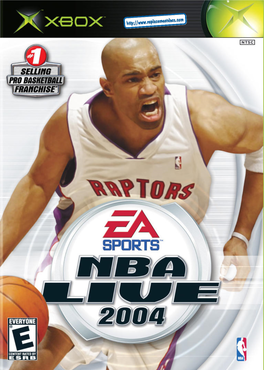 NBA LIVE 2004 Disc on the Disc Tray with the Label Facing up and Close the Disc Tray