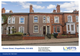 Craven Street, Chapelfields, CV5 8DS Three Living Rooms Gated, Secure Parking Kitchen & Breakfast Room