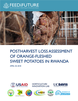Postharvest Loss Assessment of OFSP in Rwanda