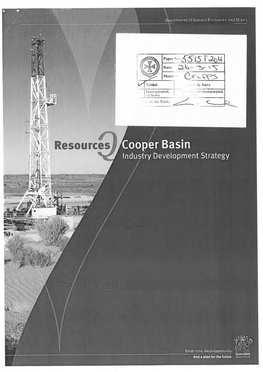 Cooper Basin Industry Development Strategy