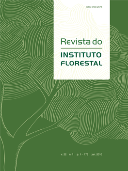 R Evista Do Instituto Florestal V. 22 N. 1 Jun. 20 10