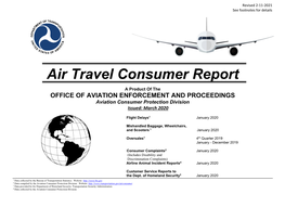 Air Travel Consumer Report