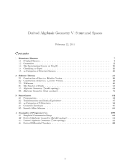 Derived Algebraic Geometry V: Structured Spaces