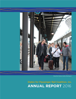 ANNUAL REPORT 2016 S4prc.Org the States for Passenger Mission