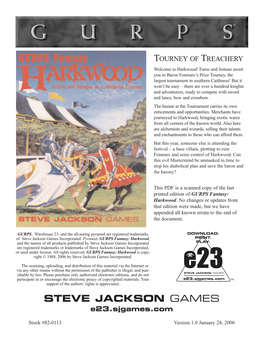 GURPS Classic Fantasy: Harkwood