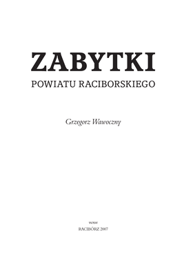 Zabytki Powiatu Raciborskiego