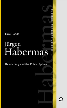 Jurgen Habermas: Democracy And