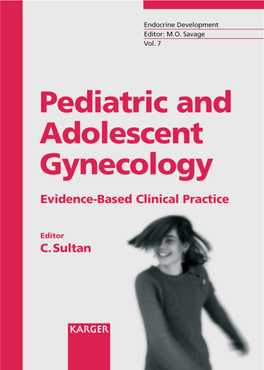 Pediatric and Adolescent Gynecology Evidence-Based Clinical Practice Endocrine Development