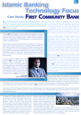 First Community Bank Case Study Low