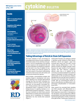 Cytokine Bulletin Spring | 2007 Cytokine BULLETIN