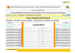 Orario Autolinee Extraurbane