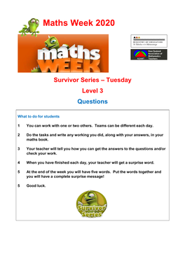 Maths Week 2020