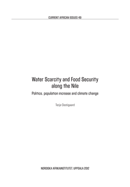 Water Scarcity and Food Security Along the Nile