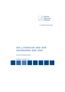 Die Literatur Und Der Untergang Der Ddr