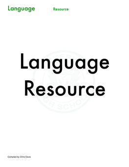 Language Resource