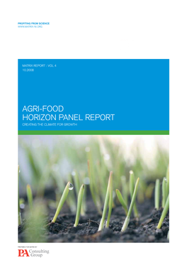 MATRIC Agri-Food Report