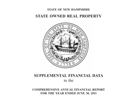 STATE OWNED REAL PROPERTY SUPPLEMENTAL FINANCIAL DATA To