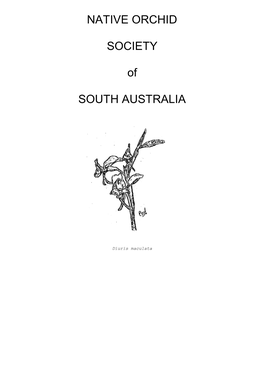 Native Orchid Society of South Australia