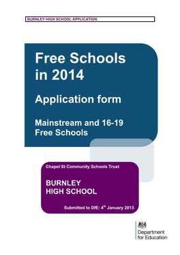 Free Schools in 2014