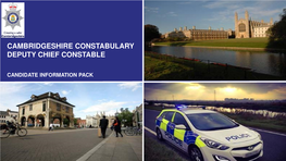 Cambridgeshire Constabulary Deputy Chief Constable