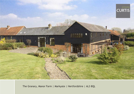 The Granary, Manor Farm | Markyate | Hertfordshire