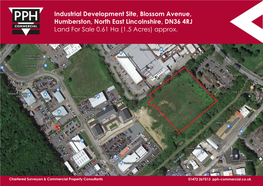 Industrial Development Site, Blossom Avenue, Humberston, North East Lincolnshire, DN36 4RJ