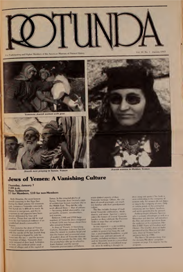 Jews of Yemen: a Vanishing Culture