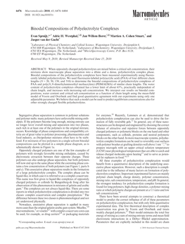 Binodal Compositions of Polyelectrolyte Complexes