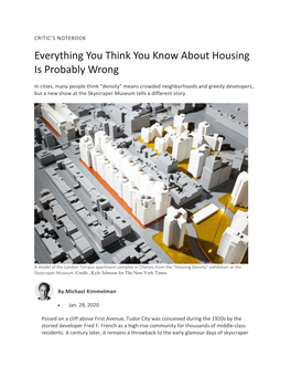 Everything You Think You Know About Housing Is Probably Wrong