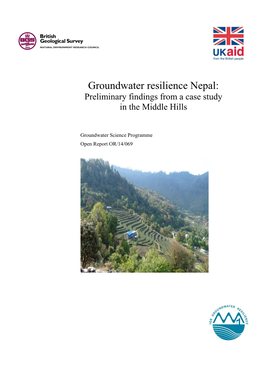 Groundwater in the Middle Hills, Nepal