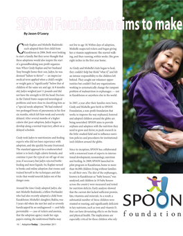 SPOON Foundation Aims to Make a Difference in Children's Health