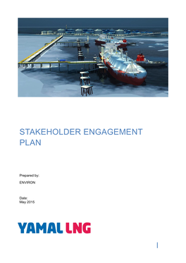 Stakeholder Engagement Plan