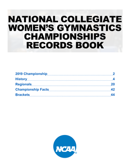 National Collegiate Women's Gymnastics Championships